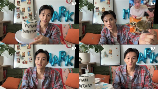 ▲마크(사진 = 위버스(Weverse) 라이브 화면 캡처)