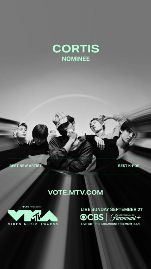 ▲코르티스 '2026 MTV VMA' 노미네이트(사진출처=2026 MTV VMA)