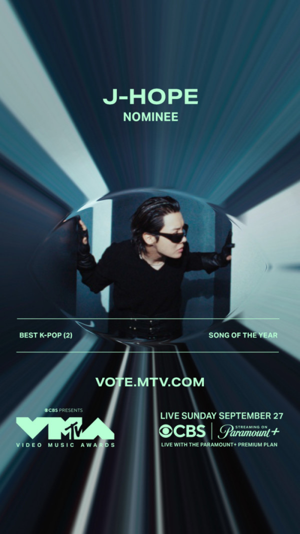 ▲방탄소년단 제이홉(사진출처=2026 MTV VMA)