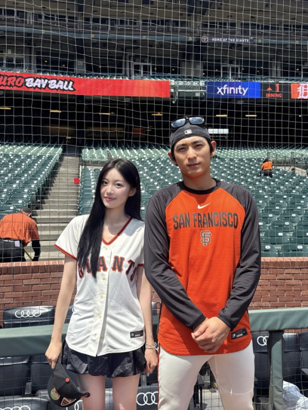▲이주영, MLB 샌프란시스코 자이언츠 홈구장 오라클 파크 방문(사진출처=이주영 SNS)