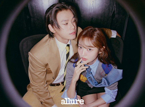 ▲‘최애의 사원’ 차우민, 김혜준(사진출처=얼루어 코리아)