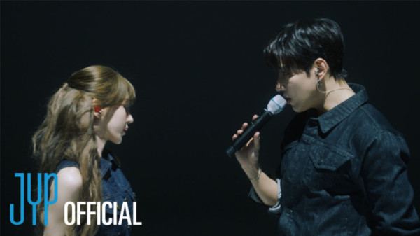 ▲준케이 웬디 듀엣 라이브 클립 섬네일(사진출처=JYP엔터테인먼트)