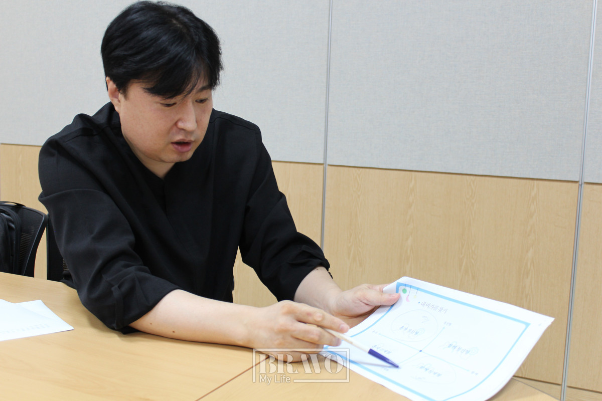 ▲이병석 국민연금공단 송파지사 노후준비서비스팀 강사가 지난달 31일 송파지사에서 여가 유형에 대해 설명하고 있다.(박지수 기자 jsp@)