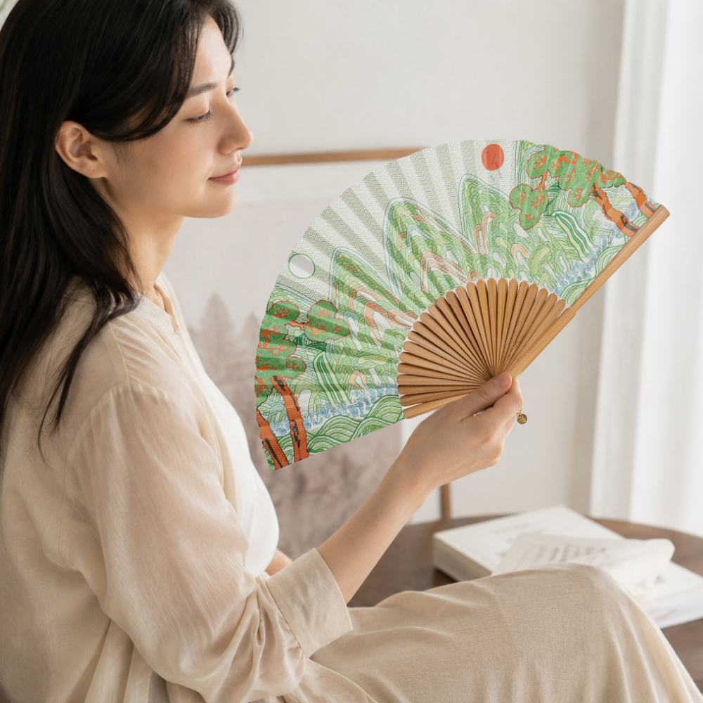 ▲‘돈 바람 부채’ 사진 (사진제공=한국조폐공사)