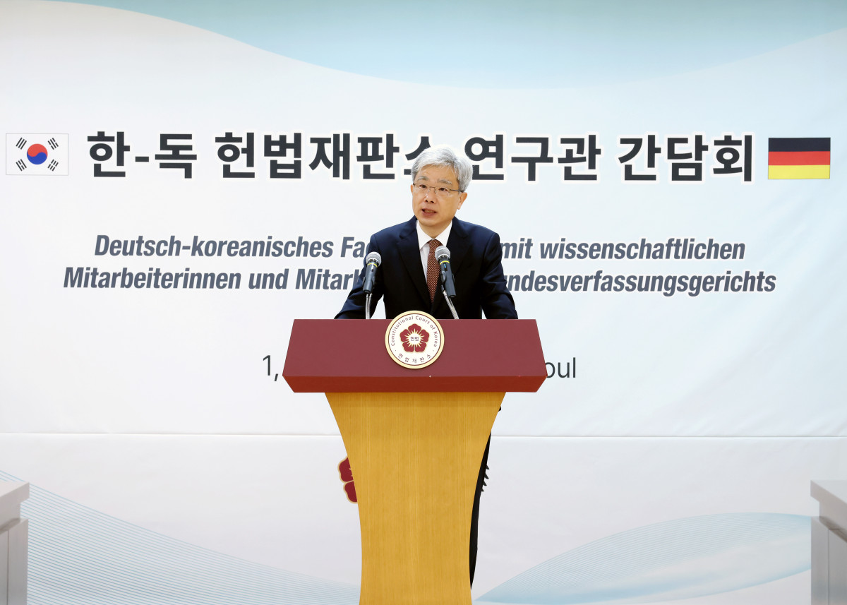 ▲9월 1일 서울 종로구 헌법재판소에서는 한-독 헌법재판소의 헌법연구관 간담회가 개최됐다. (사진 제공=헌법재판소)