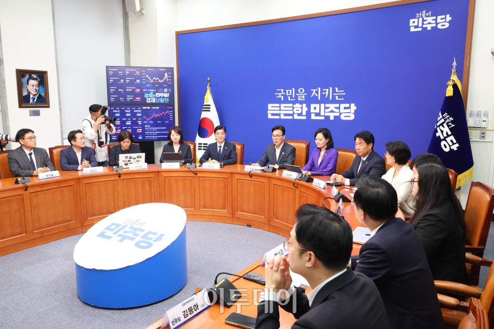 ▲김민석 더불어민주당 대표가 1일 서울 여의도 국회에서 열린 더불어민주당 경찰개혁추진단 1차 회의에서 발언을 하고 있다. 고이란 기자 photoeran@