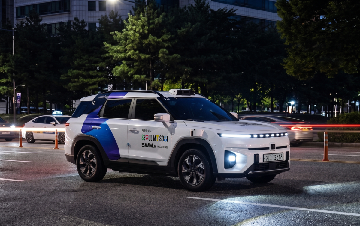 ▲KGM이 SWM.ai과 협력해 강남구 일대에서 SWM.ai이 운영중인 구역형 자율주행 로보택시 서비스 확대를 지원한다. (사진=KG모빌리티)