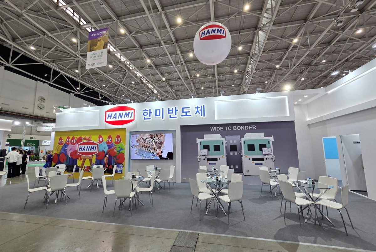 ▲2026 세미콘 타이완 한미반도체 부스 (사진=한미반도체)