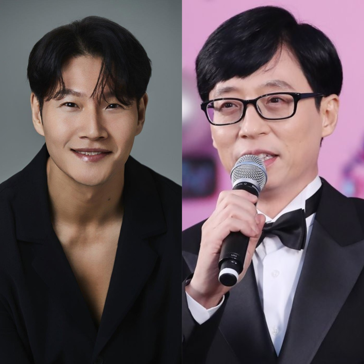 ▲가수 김종국(왼쪽)ㆍ개그맨 유재석. (연합뉴스)