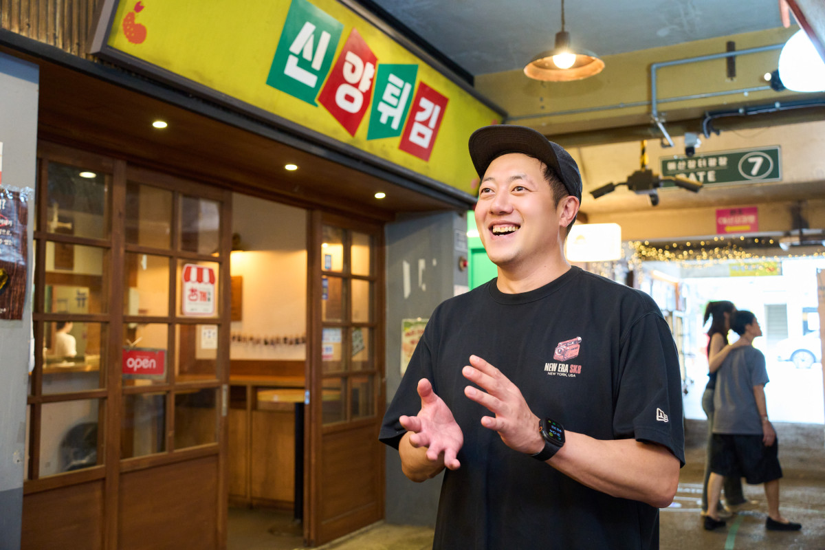 ▲손우성 신양튀김 점주 (사진제공=더본코리아)