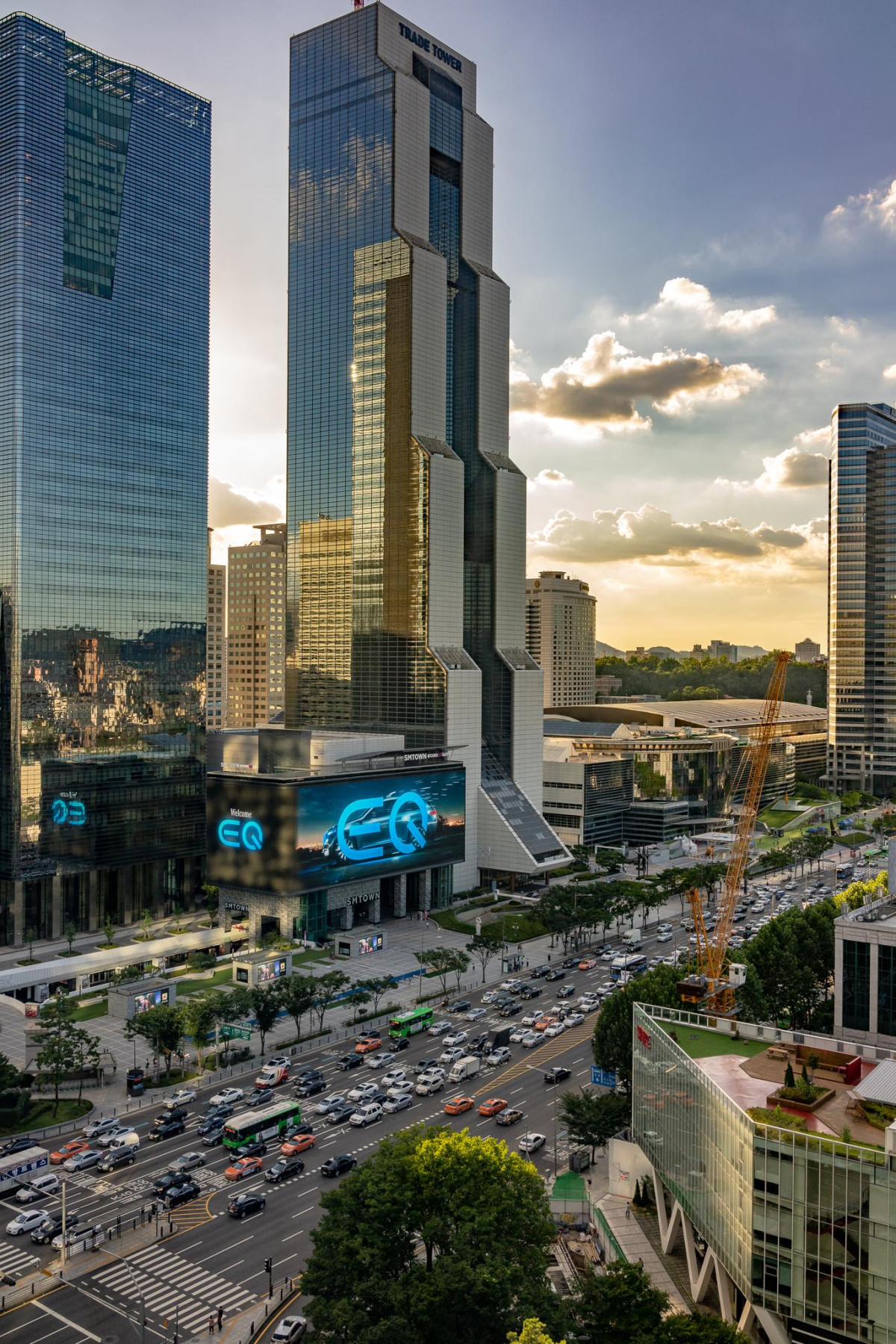 ▲해질녘 강남 코엑스앞 도로 (연합뉴스)