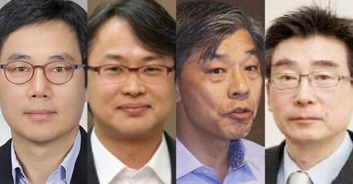 ▲MBC 차기 사장 후보 이근행(왼쪽부터)·이성주·이호인·전동건. (연합뉴스)
