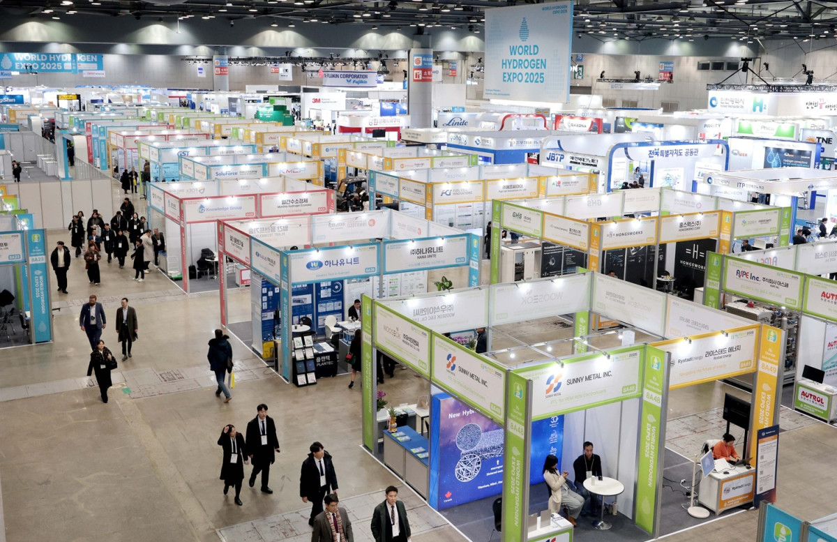 ▲World Hydrogen Expo 2025 전시 현장 (사진=World Hydrogen Expo 조직위원회)