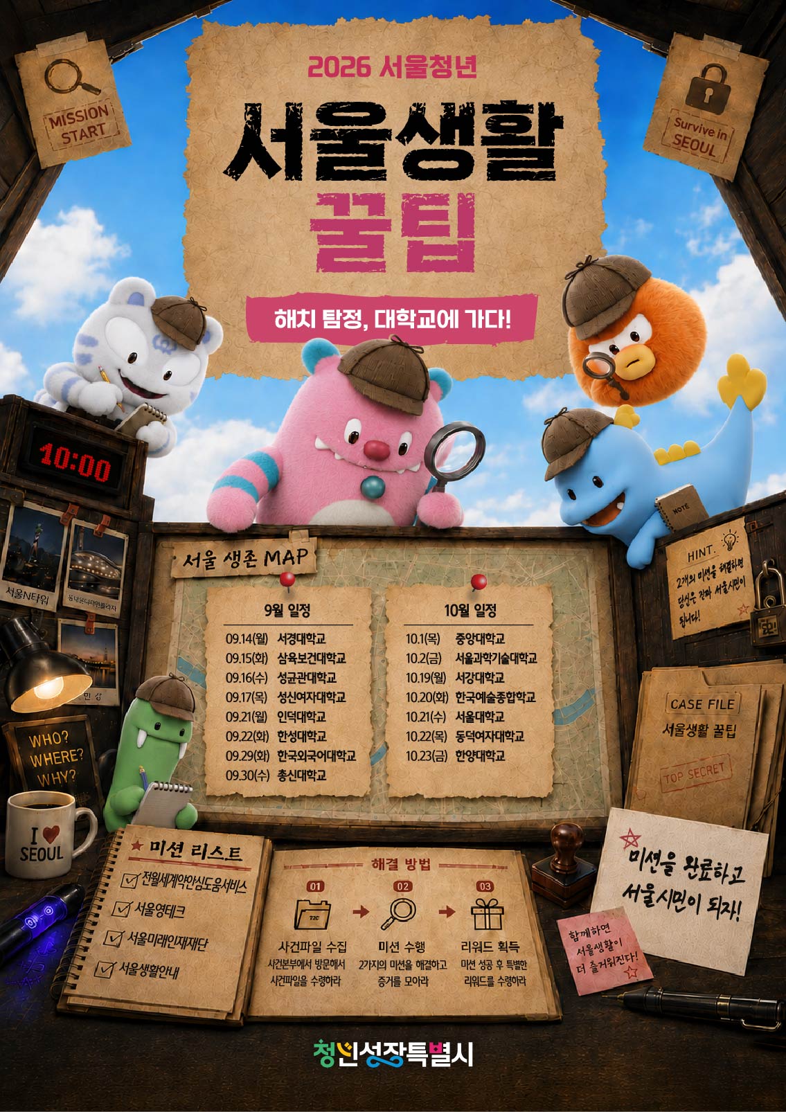 ▲서울생활 꿀팁 홍보 포스터 (서울시)