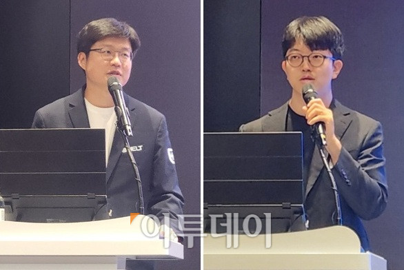 ▲강성지 웰트 대표(왼쪽)와 홍준기 에이슬립 CTO. (이상민 기자 imfactor@)