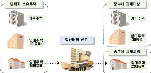 ▲합산배제 신고 제도 (자료제공=국세청)