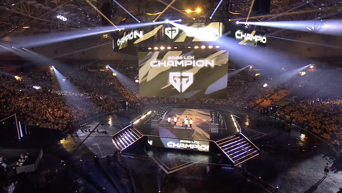 ▲13일 2026 LCK 파이널 결승전에서 승리한 젠지e스포츠 선수들. (출처=네이버 치지직 ‘LCK’ 중계화면 캡처)