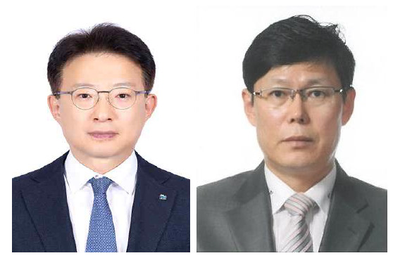 ▲이규홍(왼쪽) 신임 기금이사와 김대순 신임 복지이사(국민연금공단)