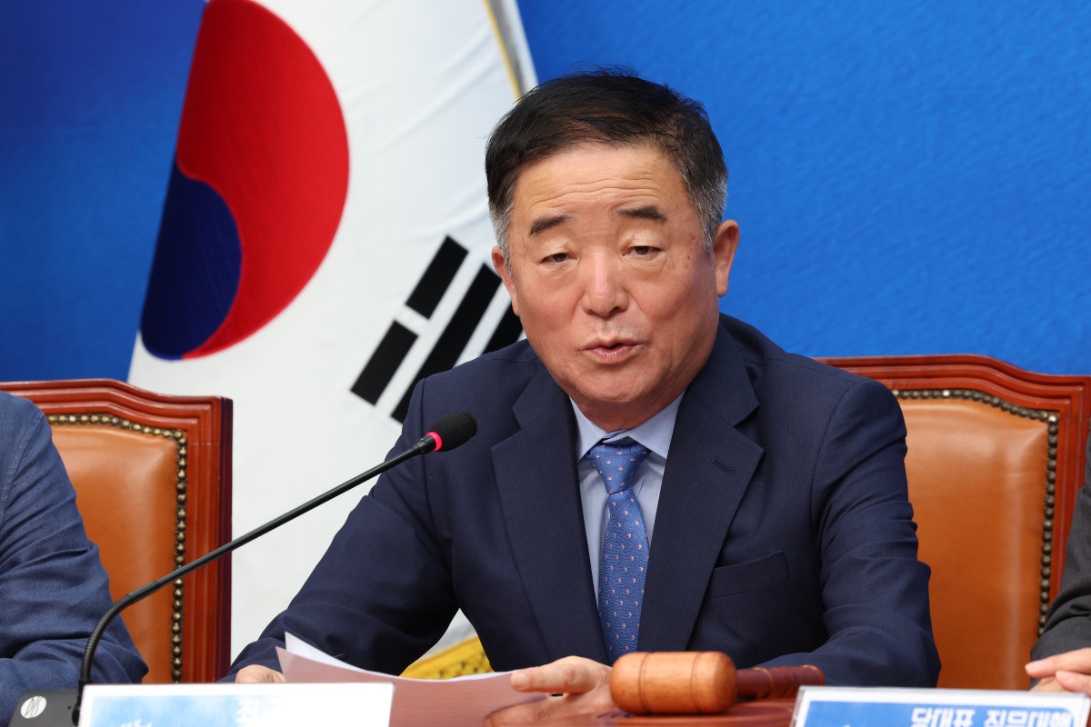 ▲강득구 더불어민주당 최고위원이 지난달 5일 오전 서울 여의도 국회에서 열린 최고위원회의에서 발언하고 있다. (사진=뉴시스)