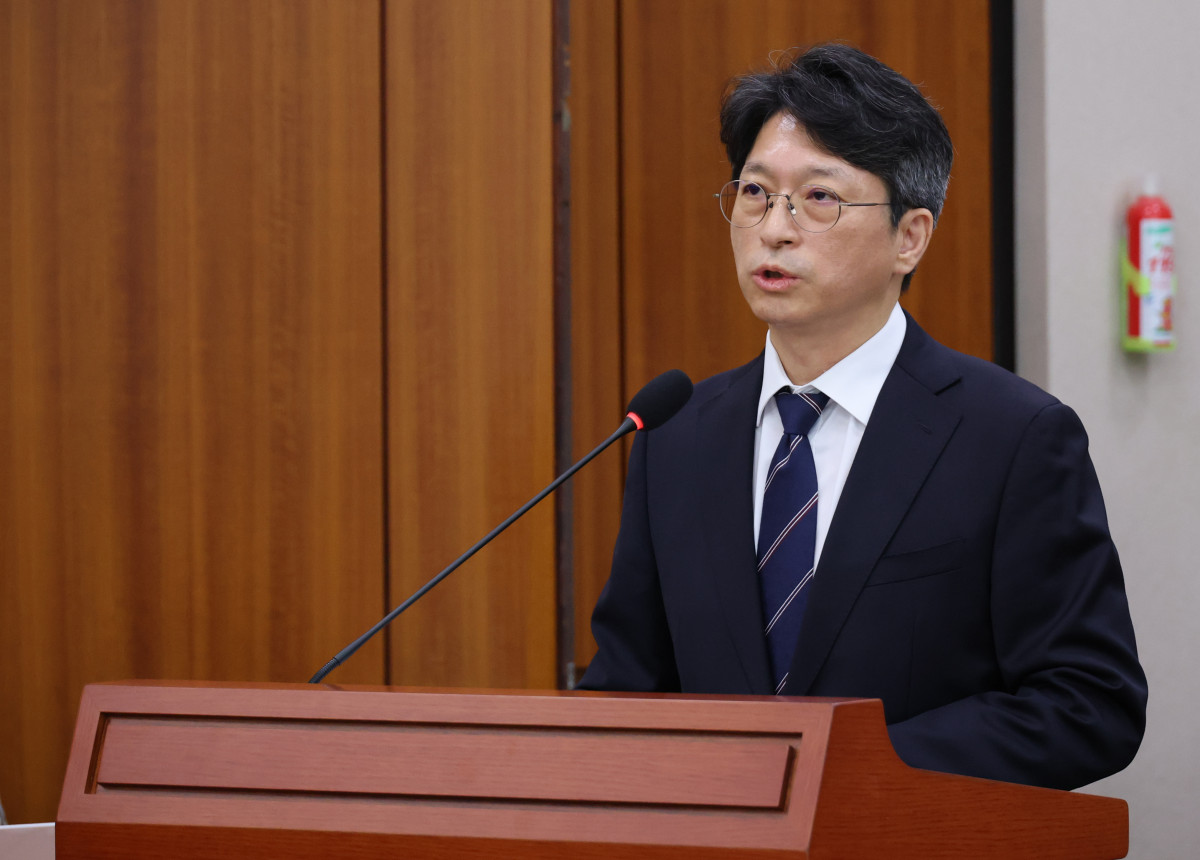 ▲홍지선 국토교통부 장관 후보자가 16일 국회에서 열린 인사청문회에서 인사말하고 있다. (사진제공=연합뉴스)