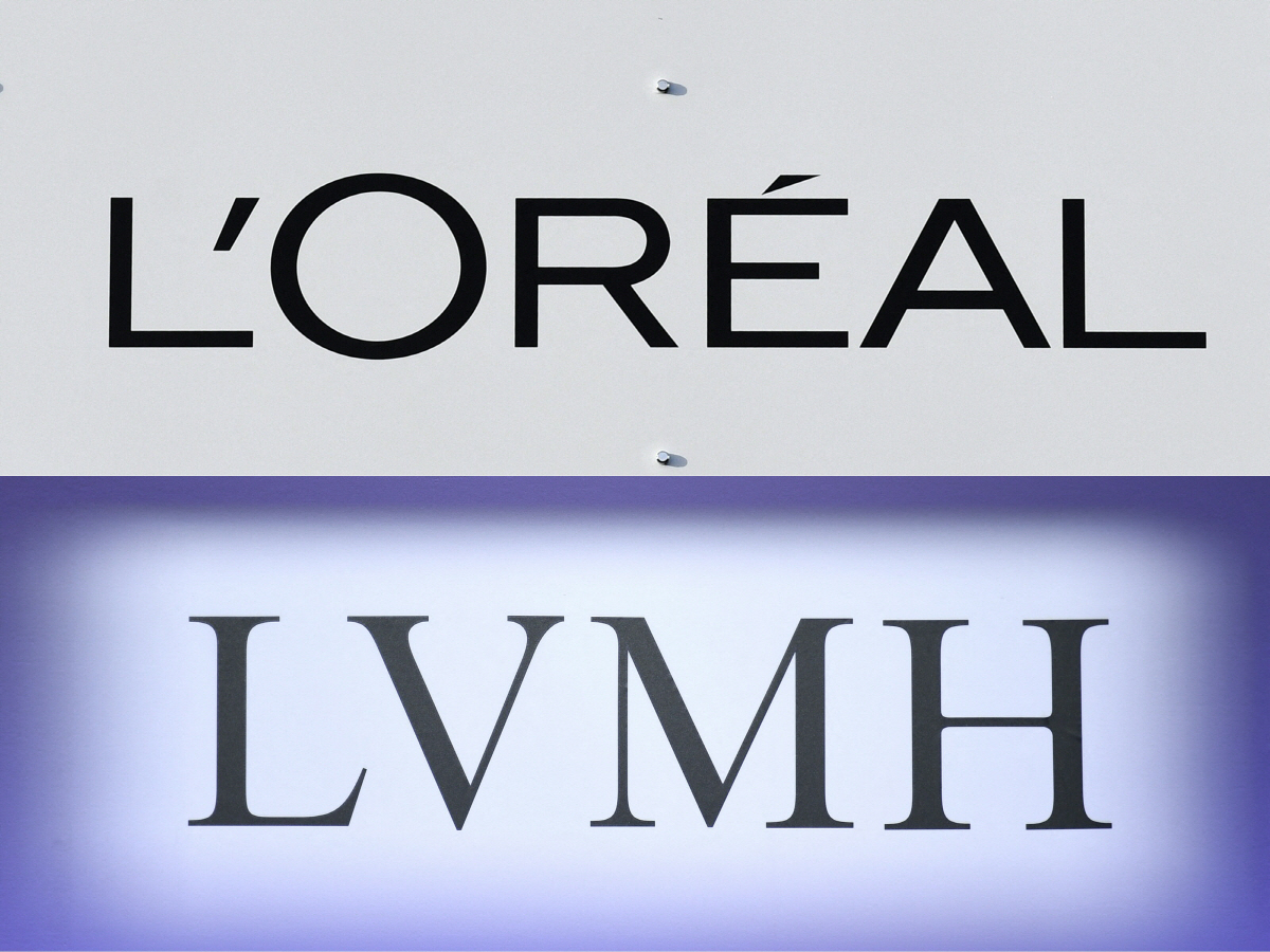 ▲로레알과 LVMH 로고. (AFP연합뉴스)