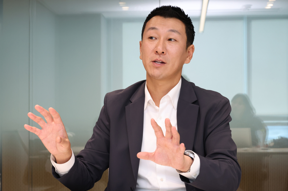 ▲홍창의 이지스자산운용 리얼에셋부문 디지털사업파트 파트장(이사)가 최근 서울 여의도 사무실에서 본지와 인터뷰를 하고 있다. 고이란 기자 photoeran@ (이투데이DB)