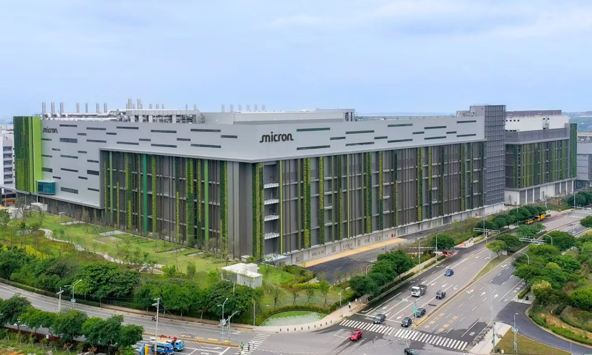 ▲대만 마이크론 타이중 사업장 모습. (출처 마이크론)