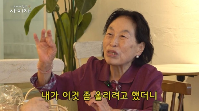 (출처=유튜브 채널 '오미자 말고 사미자' 캡처)
