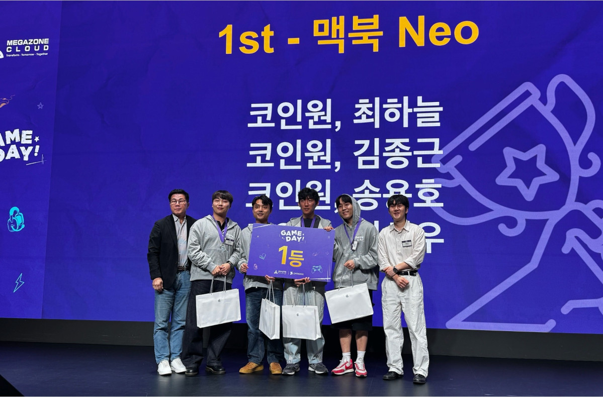 ▲국내 가상자산 거래소 코인원이 메가존클라우드와 데이터독(Datadog)이 15일 공동 주최한 실전형 장애 대응 체험 행사 ‘데이터독 게임 데이(Datadog Game Day)에 참가해 우승했다. (사진=코인원)