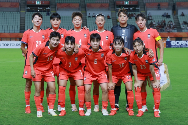 ▲2026 아이치·나고야 아시안게임 한국 여자 축구대표팀 (연합뉴스)