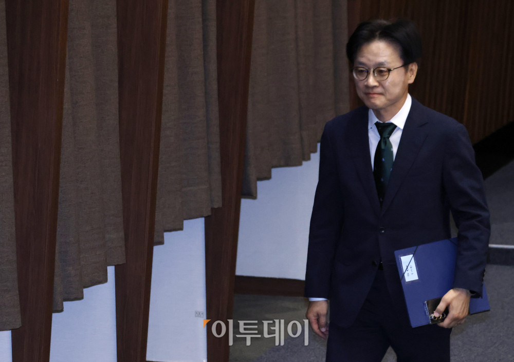 ▲김정관 산업통상부 장관. 고이란 기자 photoeran@