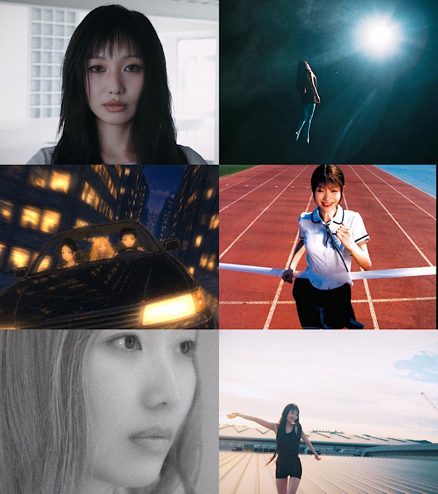 ▲류수정 미니 4집 'ALL THE COLORS I AM'(올 더 컬러스 아이 엠) 뮤직비디오 주요 장면. (사진제공=올마이애닉도츠)