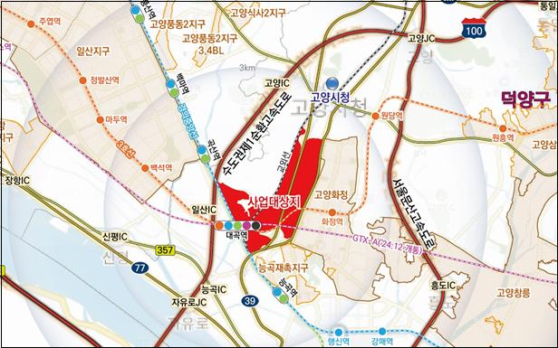 ▲고양대곡지식융합 공공주택지구 위치도. (사진제공=국토교통부)