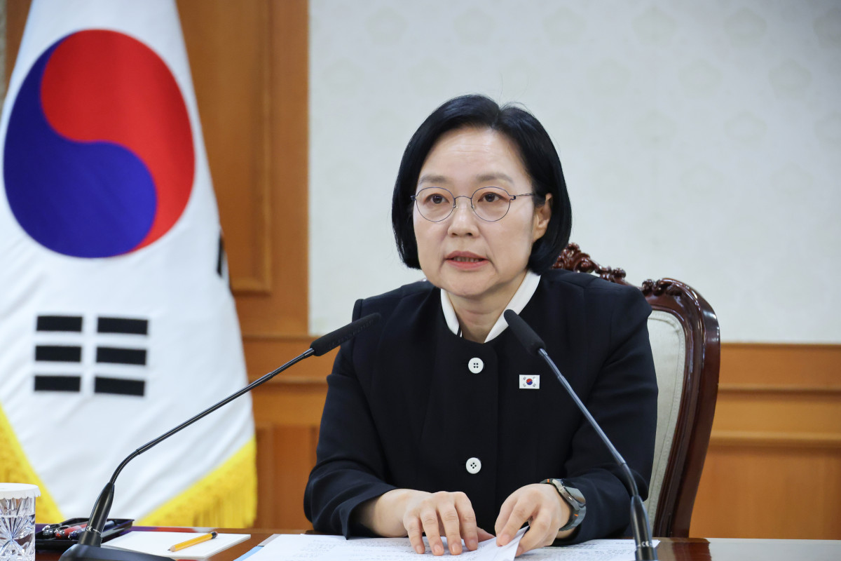 ▲한성숙 국무총리가 21일 서울 종로구 정부서울청사에서 열린 제1회 글로벌 인공지능(AI) 허브 추진위원회 회의에서 발언하고 있다. (연합뉴스)