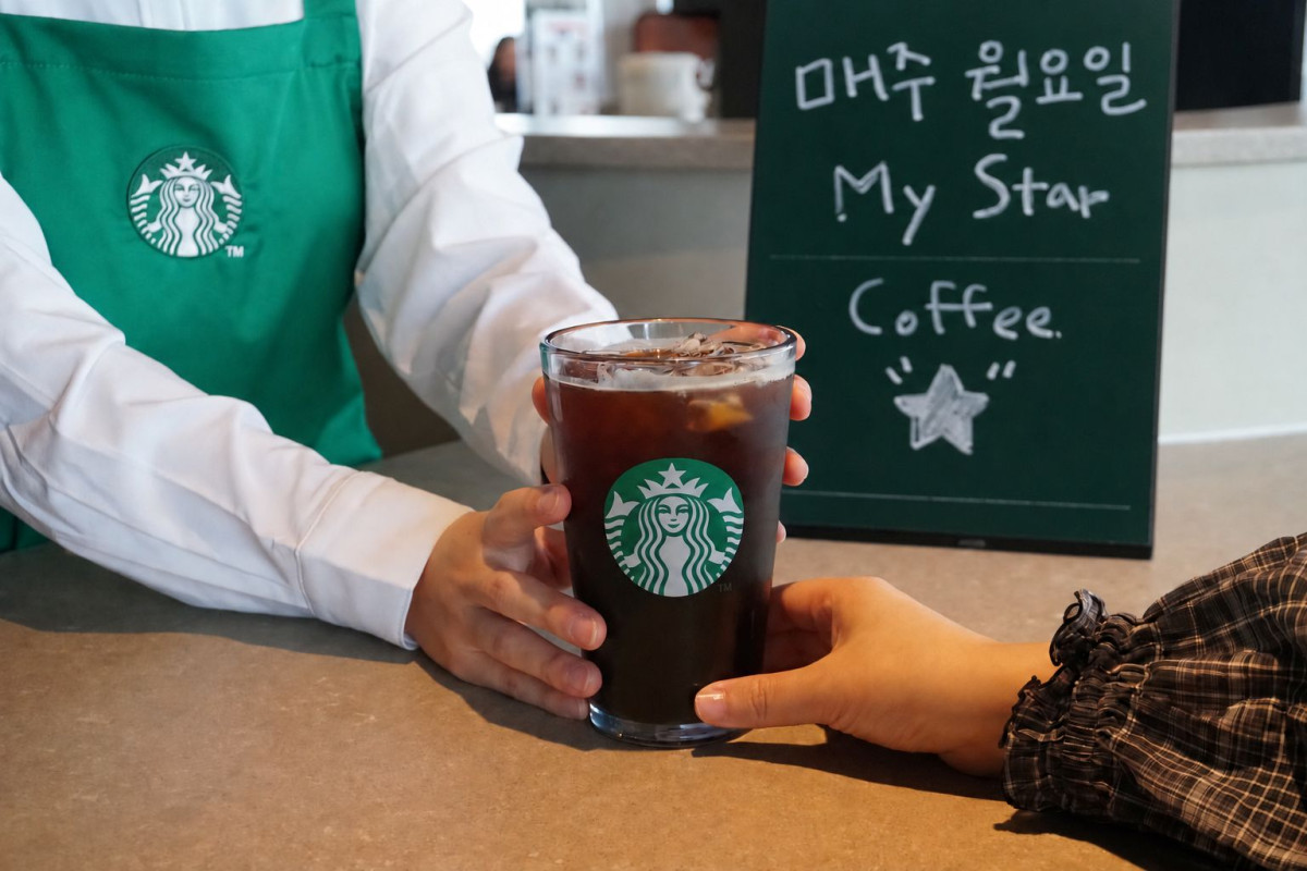 ▲스타벅스 코리아가 28일부터 전국 매장에서 고객 참여형 사회공헌 활동인 ‘마이 스타 커피(My Star Coffee)’ 캠페인을 진행한다 (사진제공=스타벅스)