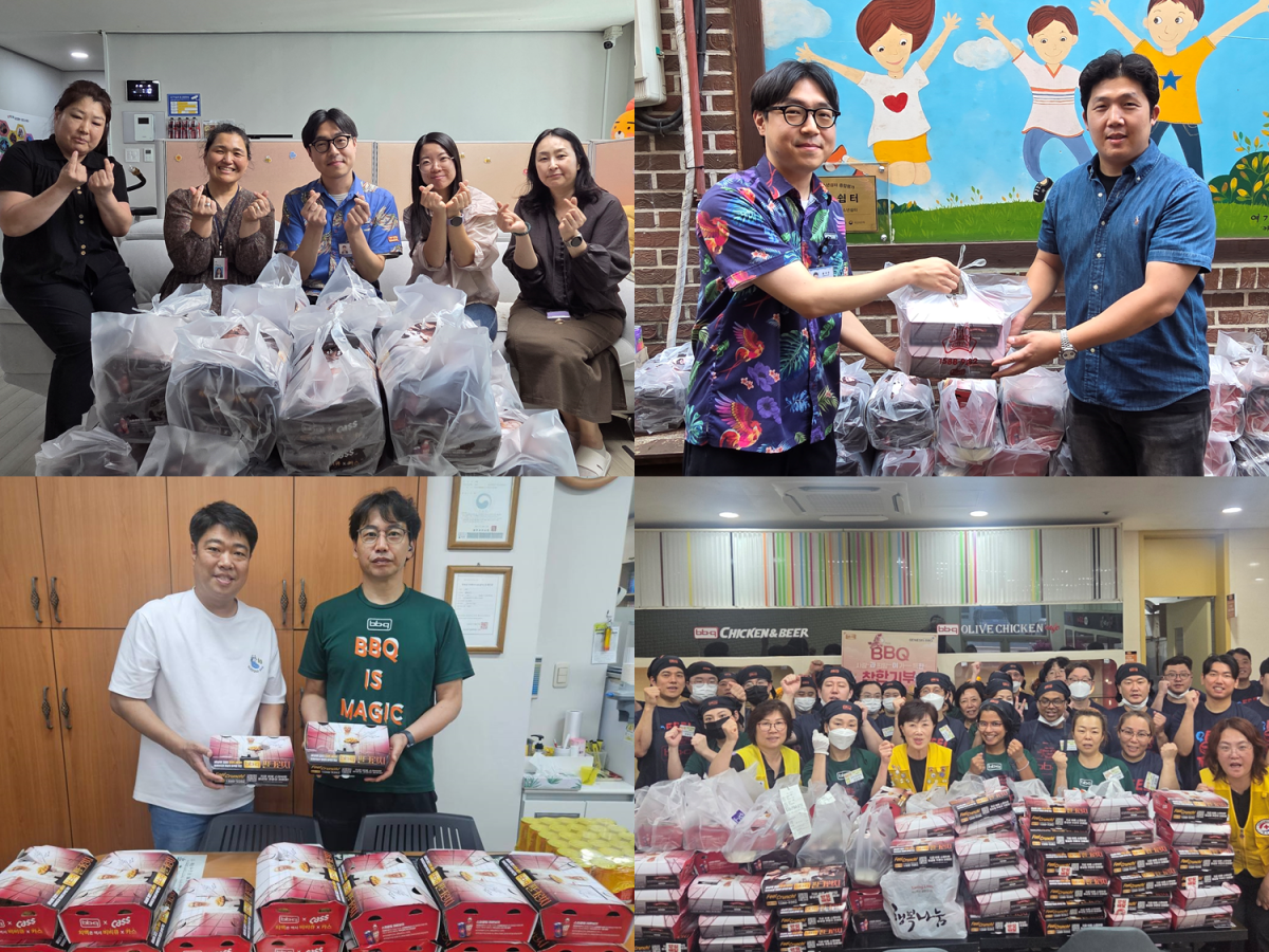▲BBQ가 ‘찾아가는 치킨릴레이’, ‘치킨대학 착한기부’, ‘패밀리와 함께하는 치킨릴레이’ 등 다양한 사회공헌 활동을 통해 전국의 아동·청소년과 어르신에게 9월 들어서만 1,000마리의 치킨을 전달했으며 올해 1월부터 현재까지 BBQ가 지역사회에 기부한 치킨은 누적 약 1만8000마리를 넘어섰다. (사진제공=BBQ)