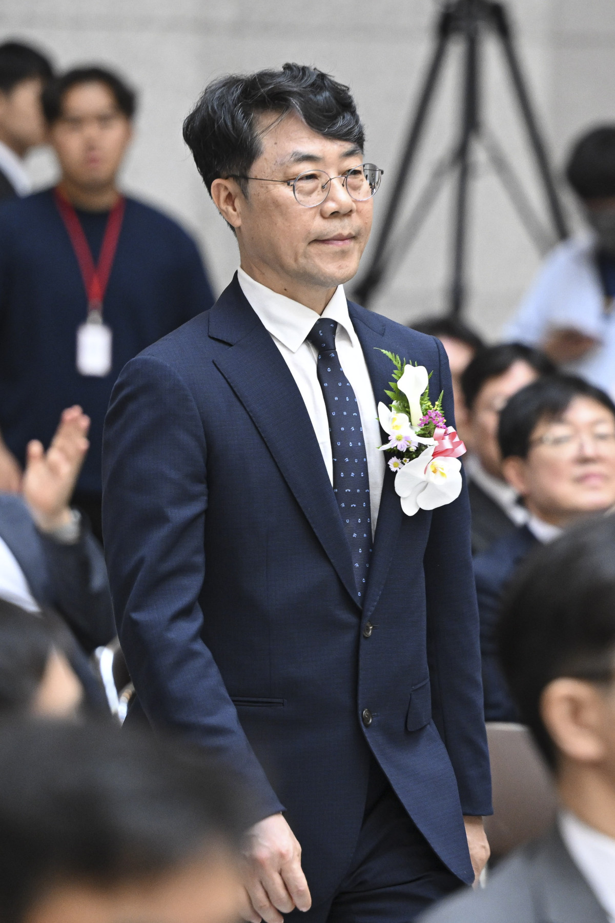 ▲김성수 신임 대법관이 21일 서울 서초구 대법원에서 열린 취임식에 참석하고 있다. (연합뉴스)