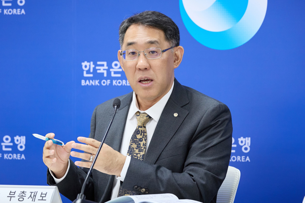 ▲장정수 부총재보가 22일 오전 서울 중구 한국은행에서 열린 금융안정 상황(2026년 9월) 설명회에서 발언하고 있다. (사진제공=한국은행)