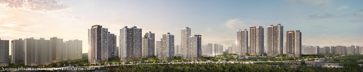 ▲청주 가경 아이파크 7·8단지 석경 투시도. (사진제공=IPARK현대산업개발)