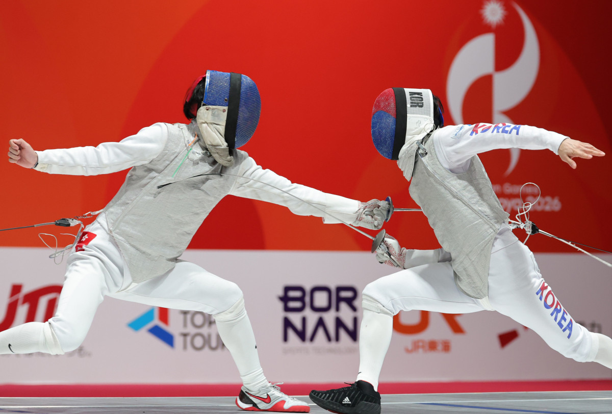 한국 <b>남자 플뢰레</b>, 홍콩과 접전 끝 <b>단체전</b> 동메달 [아시안게임]
