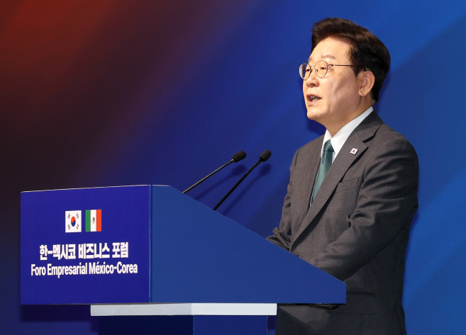 李대통령 “한·멕시코 무역협정 논의 조속 재개해야…세계시장 함께 가자”