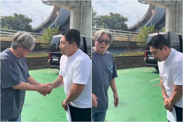 ▲배우 최민식(왼), 스윙스. (출처=스윙스SNS)