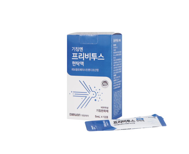▲프리비투스 스틱포 카톤+스틱포 (사진제공=대원제약)