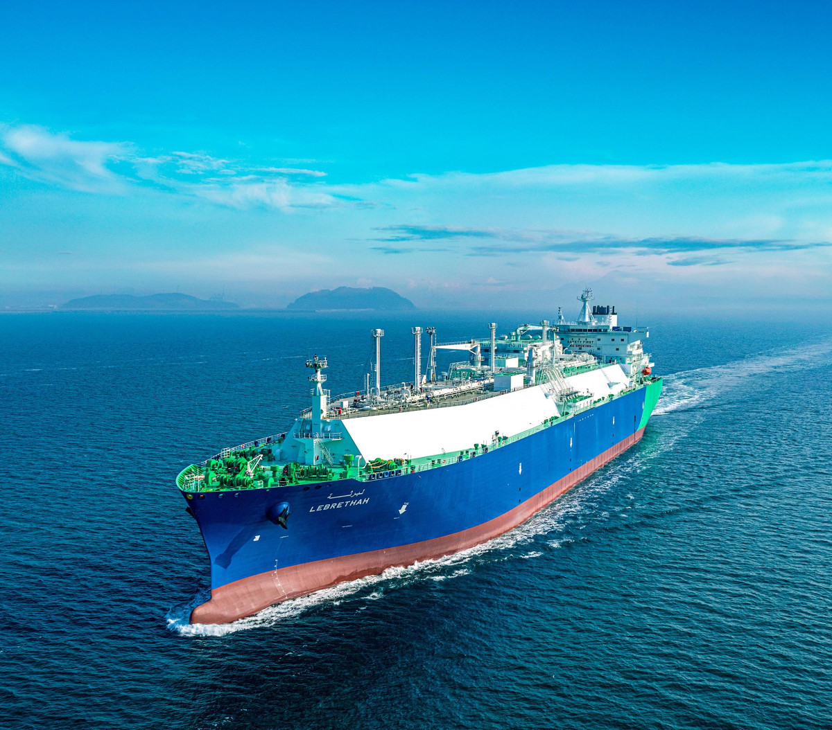 ▲한화오션이 건조한 액화천연가스(LNG) 운반선. (사진제공=한화오션)