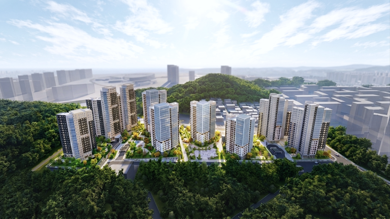 ▲강남구 일원동 한솔아파트 재건축 조감도 (사진제공=서울시)