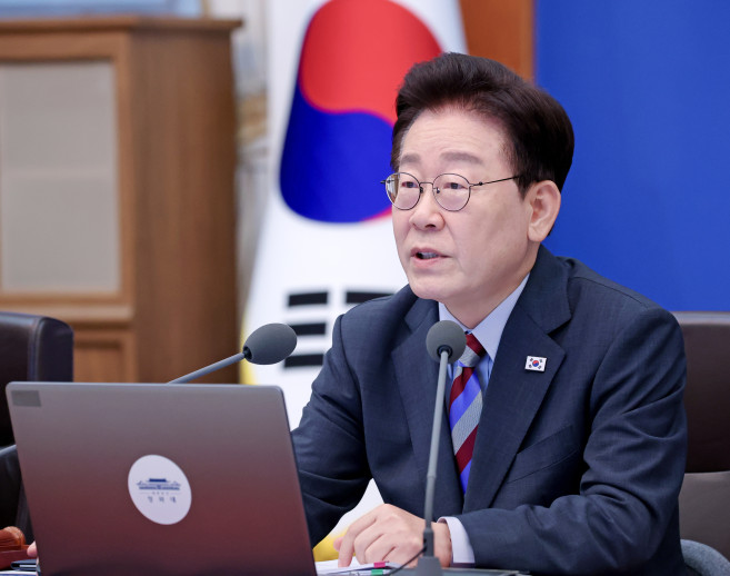 ▲이재명 대통령이 29일 청와대에서 열린 국무회의에서 발언하고 있다. 2026.9.29 (연합뉴스)