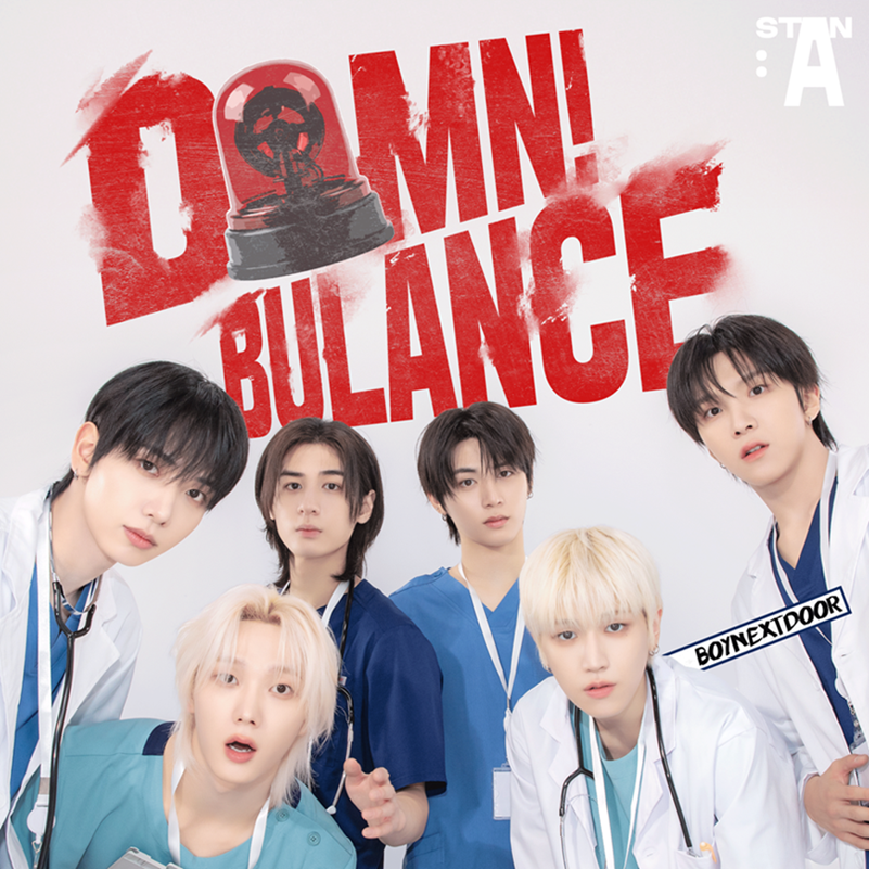▲STAN:A 신규 콘텐츠 ‘DAMN!BULANCE’(댐!뷸런스) 커버 이미지 (사진제공=하이브 스탠에이)