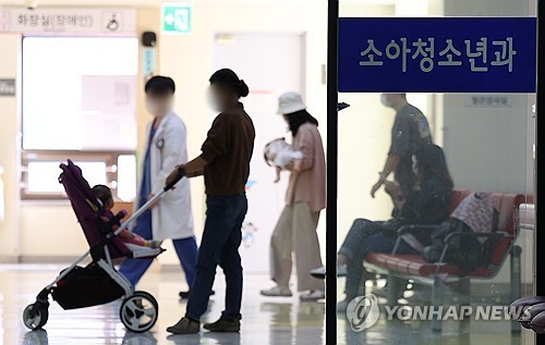 ▲한 비수도권 대학병원 소아청소년과 (기사와 직접적인 관련 없음). (사진제공=연합뉴스)