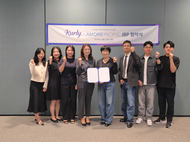 ▲컬리, 아모레퍼시픽과 단독 상품·공동 마케팅 업무협약 체결. (사진제공=컬리)