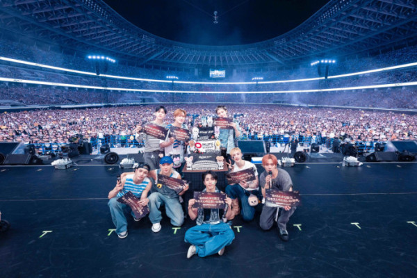 ▲스트레이 키즈 월드투어 도쿄 국립경기장 공연(사진출처=JYP엔터테인먼트, seitaro tanaka photo office Co., Ltd.)